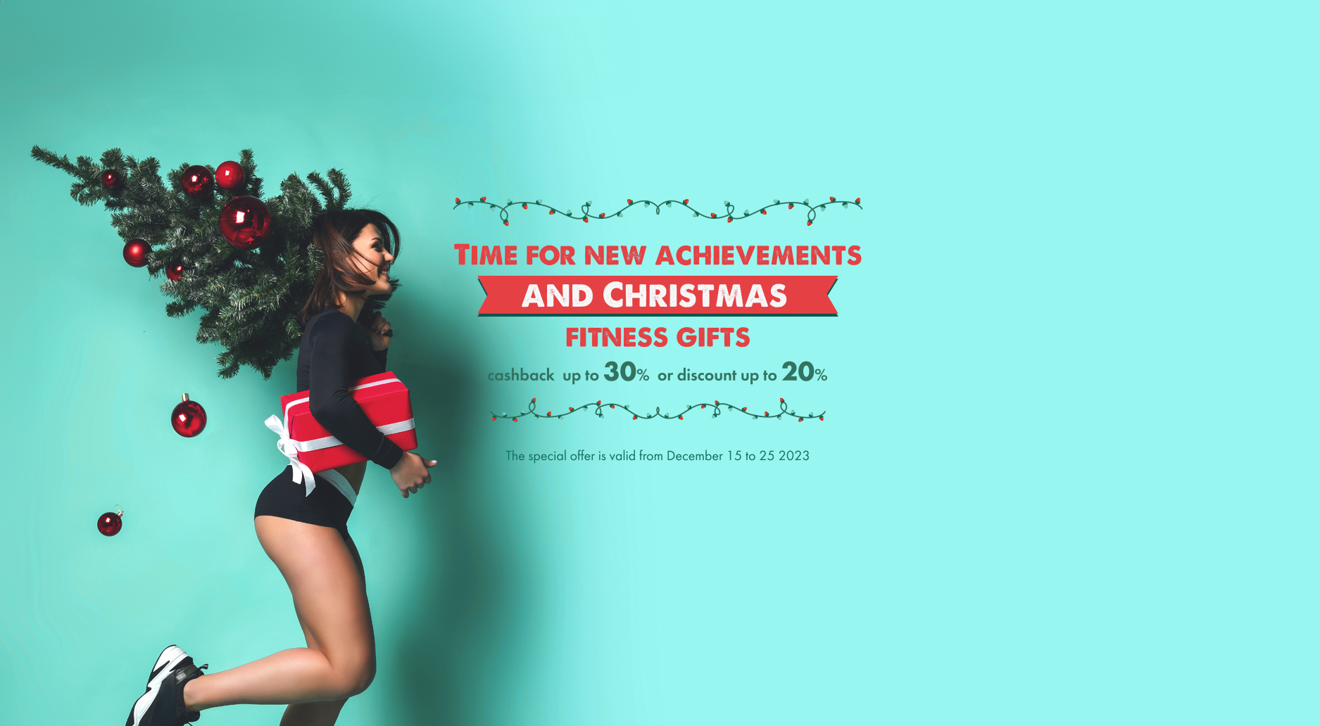Time for new achievements and Christmas fitness gifts!
